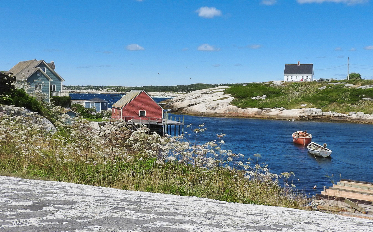 A View from the Bridge at Peggy's Cove